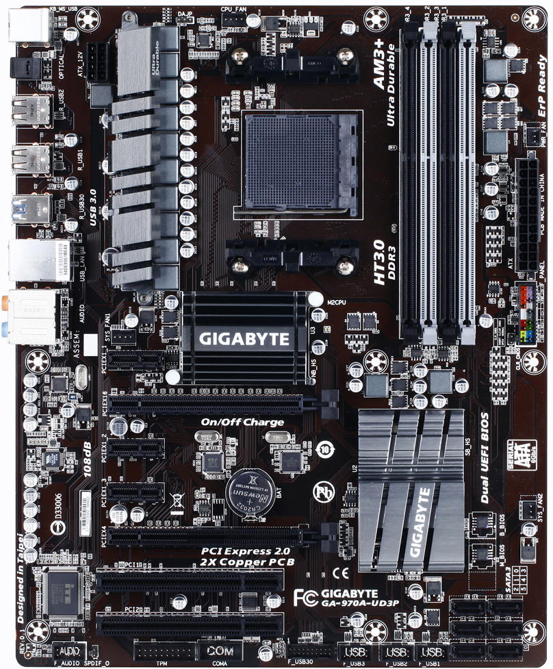Gigabyte GA-970A-UD3P Rev. 1.0 - Motherboard Specifications On